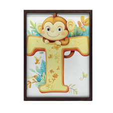 FAKERETES FALI PLAKÁT MERRY MONKEY 70x100 CM grafika, keretezett kép