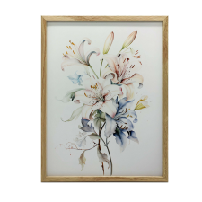 FAKERETES FALI PLAKÁT NYUGATÓ TÜKRÖZÉSEK 30x40 CM grafika, keretezett kép