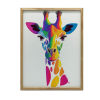  FAKERETES FALI PLAKÁT, SZÍNES ZSIRÁF 70x100 CM