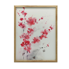 FAKERETES PLAKÁT FALRA A TAVASZ VARÁJA BOHO 30x40 CM grafika, keretezett kép
