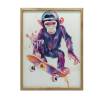 FAKERETES PLAKÁT FALRA MONKEY Gördeszka 50x70 CM