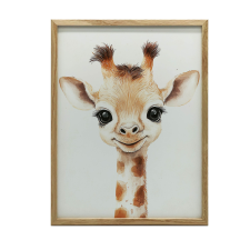 FAKERETES PLAKÁT ZSIRÁF 70X100 CM MATT PAPÍR grafika, keretezett kép