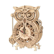 Fakopáncs 3D modell - Baglyos óra puzzle, kirakós