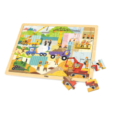 Fakopáncs 48 db-os puzzle - munkagépek puzzle, kirakós