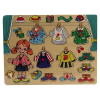 Fakopáncs Lányos lap öltöztető puzzle
