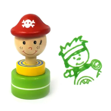 Fakopáncs Nyomda (emberfigurás, piros sapkás) fajáték