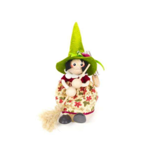 Fakopáncs Rugós figura boszi, zöld kalappal játékfigura