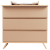 FAKTUM komód pelenkázó toldalékkal Sienna Cappuccino