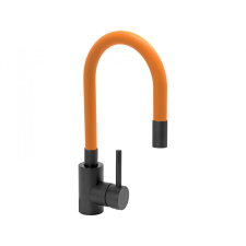  FALA KONYHAI CSAPTELEP FEKETE RUGALMAS NARANCS (75778) csaptelep