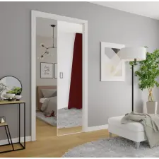  Falba csúszó tolóajtó STARK   Mirror +Kaseta i ościeżnica 70cm, fehér nyílászáró