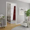  Falba csúszó tolóajtó STARK Mirror Plus + Kassette, Rahmen 100cm, fehér