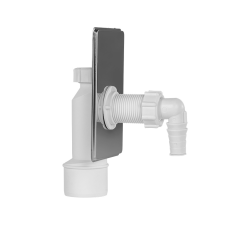  Falba szerelhető mosógépszifon, rozsdamentes előlappal STY-511 (Falba szerelhető mosógépszifon,) beépíthető gépek kiegészítői