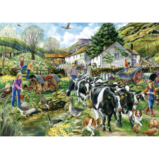 Falcon puzzle - Egy újabb nap a farmon 1000 darab puzzle, kirakós