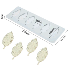  Falevelek, szilikon tuile forma, 6 adagos sütés és főzés