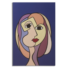 Falfestmény kétoldalas nagy -a- 80x3x120cm grafika, keretezett kép