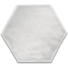 Fali csempe Hexagon Snow White mázas fényes 15 cm x 17,5 cm x 0,9 cm
