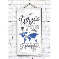  Fali dekor kép, Az utazás 46*25*0,5cm New FD025 tapéta, díszléc és más dekoráció