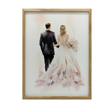 FALI PLAKÁT A SZERELEM FINOMSÁGA KERET NÉLKÜL 50x70 CM MATTE grafika, keretezett kép