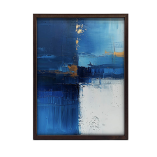  FALI PLAKÁT ALUMÍN KERETBEN 60x90 CM ZAFÍR BÉKE grafika, keretezett kép