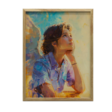  FALI PLAKÁT ANGYAL GONDOLATOK KERET NÉLKÜL 70x100 CM MATT PAPÍR grafika, keretezett kép