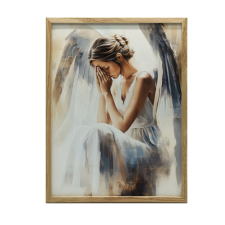  FALI PLAKÁT ANGYAL IMÁJA KERET NÉLKÜL 60x90 CM MATT PAPÍR grafika, keretezett kép