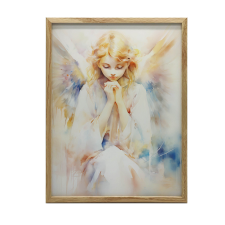 FALI PLAKÁT ANGYAL IMÁK KERET NÉLKÜL 50x70 CM MATT PAPÍR grafika, keretezett kép
