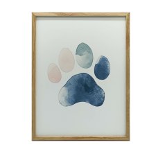 FALI PLAKÁT ARANY ALUMÍNIUM KERETBEN MERRY PAW 50x70 CM grafika, keretezett kép