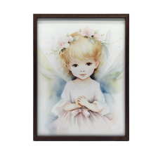 FALI PLAKÁT ARANY KERETBEN BLOOMING INNOCENCE 50x70 CM grafika, keretezett kép