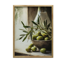 FALI PLAKÁT AZ ÍZ EGYSZERŰSÉGE KERET NÉLKÜL 40x50 CM MATT PAPÍR grafika, keretezett kép