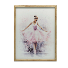FALI PLAKÁT BALLERINA GRAVÍVÁS TÁNC KERET NÉLKÜL 30x40 CM grafika, keretezett kép