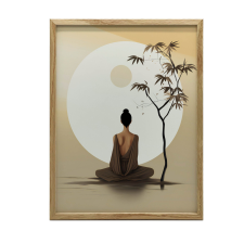 FALI PLAKÁT BÉKE EGYENSÚLYBAN KERET NÉLKÜL 50X70 CM MATTE grafika, keretezett kép
