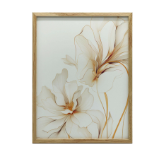 FALI PLAKÁT FA KERETBEN ELEGANT GENTLITY 30x40 grafika, keretezett kép