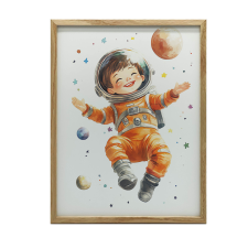 FALI PLAKÁT FA KERETBEN KÖZÖS ÚT JÉZUSVAL 50x70 CM grafika, keretezett kép