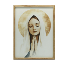 FALI PLAKÁT FAKERETBEN ISTENÜNK IMÁJA 50x70 grafika, keretezett kép