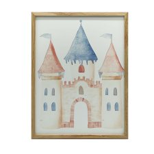 FALI PLAKÁT FEKETE ALUMÍNIUM KERETBEN AZ ÁLMOK VÁRA 30x40 CM grafika, keretezett kép
