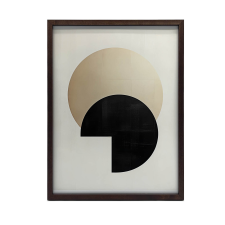 FALI PLAKÁT GOLDEN HARMONY BLACK SPACE 70X100 CM KERET NÉLKÜL grafika, keretezett kép