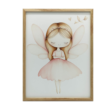 FALI PLAKÁT KIS HERCEGNŐ SZÁRNYAKKAL KERETTEL 50x70 CM grafika, keretezett kép