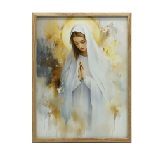 FALI PLAKÁT MÁRIA IMÁJA ARANY IZZÁS KERET NÉLKÜL 60x90 CM grafika, keretezett kép