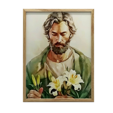 FALI PLAKÁT SZENT JÓZSEF LILES KERET NÉLKÜL 70x100 CM MATT grafika, keretezett kép