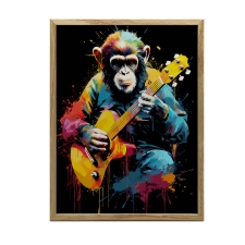 FALI PLAKÁTMAJOM GItárral KERET NÉLKÜL 70x100 CM grafika, keretezett kép