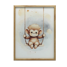 FALI PLAKÁTMAJOM GYERMEKhintán, KERET NÉLKÜL 50x70 CM grafika, keretezett kép