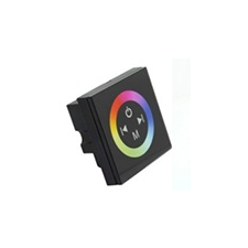 Fali RGB LED vezérlő (RGB04) - 144W - fekete villanyszerelés