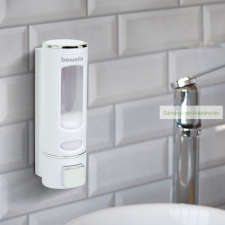  Fali szappanadagoló, 400 ml - fehér fürdőszoba kiegészítő