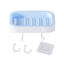  Fali szappantartó 2 akasszal fürdőszoba kiegészítő