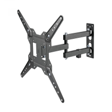 Fali tartó 23"-55", FULL MOTION, fekete tv állvány és fali konzol
