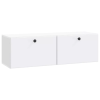  Fali TV szekrény 98 x 31 x 30 cm Fehér Szerelt Fa