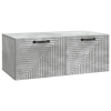  Fali TV szekrény Betonszürke 78,5 x 41 x 30 cm Szerelt Fa