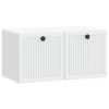  Fali TV szekrény Fehér 59,5 x 31 x 30 cm Szerelt Fa