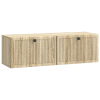  Fali TV szekrény Sonoma Tölgy 98 x 31 x 30 cm Szerelt Fa