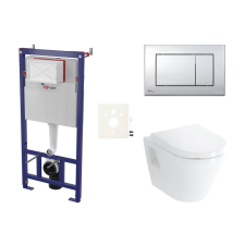 Fali WC szett világos falakhoz / falra szerelhető Vitra Integra SIKOSSINTSC21K építőanyag